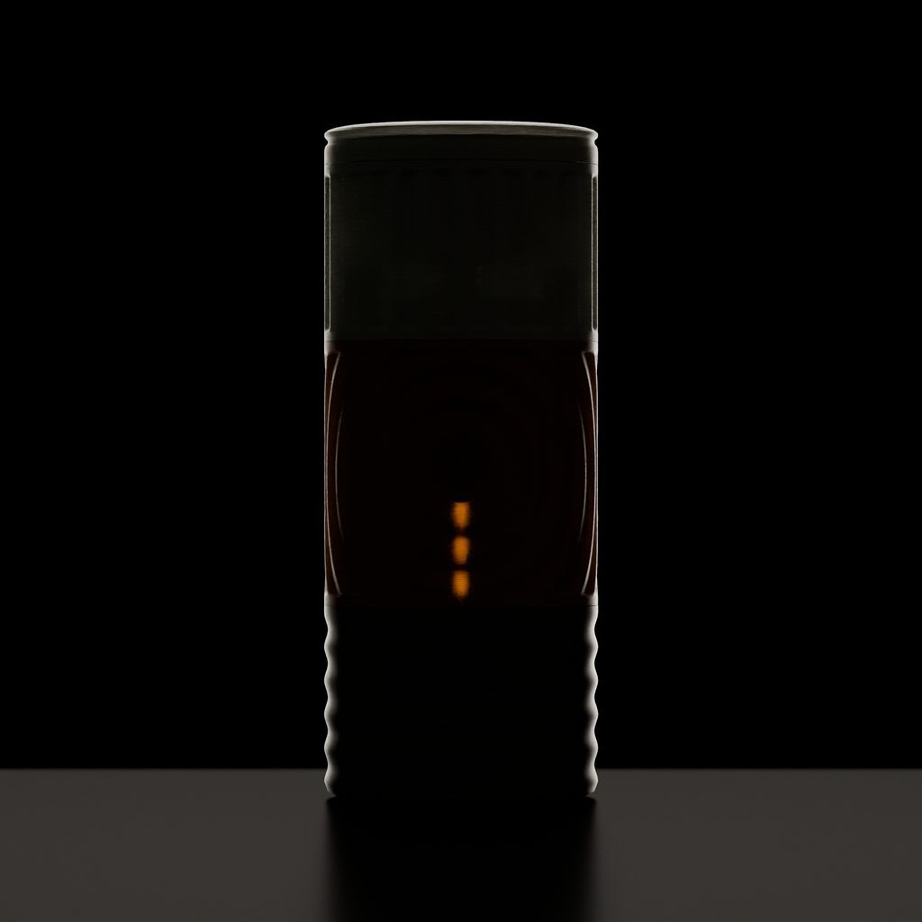 Briù in the dark with its status lights on